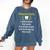 Dentist Dental School Graduation Tooth Oath Dentistry Comfort Colors Sweatshirt Denim