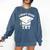 I Didn't Even Try 2018 Senior Graduation Shirt Comfort Colors Sweatshirt Denim