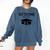 Done With This BS College Graduation Comfort Colors Sweatshirt Denim