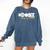 DONE Class Of 2024 Graduation For Her Him Grad Senior 2024 Comfort Colors Sweatshirt Denim