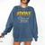 Done Class Of 2026 Graduation Comfort Colors Sweatshirt Denim