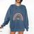 DVM Doctor Veterinary Medicine Veterinarian Graduation 2021 Comfort Colors Sweatshirt Denim