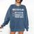 DVM Veterinarian Graduation Doctor Veterinary Medicine Comfort Colors Sweatshirt Denim