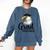 Eagle Grad Squad Class Of 2019 Graduation Comfort Colors Sweatshirt Denim