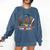 EdD Black Girls Doctor Of Education Graduation Black Women Comfort Colors Sweatshirt Denim