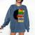 EdD Doctor Of Education Book Degree Doctorate Graduation Comfort Colors Sweatshirt Denim