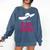 Educated Women Graduation Shirt Comfort Colors Sweatshirt Denim