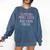 Elementary Middle School High School College Graduation Comfort Colors Sweatshirt Denim