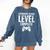 Elementary School Level Complete Gamer Graduate Graduation Comfort Colors Sweatshirt Denim