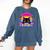 Ew Cat Misanthrope Introvert Synthwave 80s Comfort Colors Sweatshirt Denim Ew Cat Misanthrope Introvert Synthwave 80s Comfort Colors Sweatshirt Denim