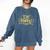 Ew People Antisocial Introvert Saying Yellow Lemon Comfort Colors Sweatshirt Denim