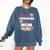 My Favorite Librarian Calls Me Mom Graduation Comfort Colors Sweatshirt Denim