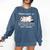 Felinetrovert Definition Cat Lover Introvert Humor Cats Comfort Colors Sweatshirt Denim