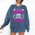 Female Lawyer Women Law Student Graduation Bar Exam Comfort Colors Sweatshirt Denim