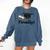 Finally I'm Graduate Graduation Comfort Colors Sweatshirt Denim