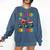 First Grade Graduation Monster Truck 1st Grade Graduate Comfort Colors Sweatshirt Denim