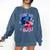 Fishing Runs In My Blood Introvert Hobby Antisocial Comfort Colors Sweatshirt Denim