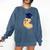 Flossing Cashew OIT For Tree Nut OIT Graduation Comfort Colors Sweatshirt Denim