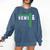 Football Senior Night Football Senior 2025 Graduation 23 Comfort Colors Sweatshirt Denim