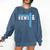 Football Senior Night Football Senior 2025 Graduation 27 Comfort Colors Sweatshirt Denim