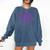 Football Senior Night Football Senior 2025 Graduation 36 Comfort Colors Sweatshirt Denim