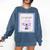 Fun Cute Introvert Cat Character Trophy For Men Women Comfort Colors Sweatshirt Denim