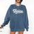 Funny Class Of 2022 Senior Graduate College Graduation Comfort Colors Sweatshirt Denim