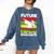 Future HBCU African American Gradute Graduation Comfort Colors Sweatshirt Denim