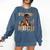 Future HBCU Grad History Boy Kids Graduation HBCU Comfort Colors Sweatshirt Denim