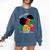 Future HBCU Grad History Girl Graduation HBCU Kids Comfort Colors Sweatshirt Denim