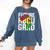 Future HBCU Graduate Afro Girls College Graduation Comfort Colors Sweatshirt Denim