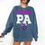 Future PA Physician Assistant Graduation Comfort Colors Sweatshirt Denim