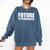 Future Psychologist Graduate Graduation Psychology Student Comfort Colors Sweatshirt Denim