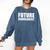 Future Radiologist Graduate Graduation College Comfort Colors Sweatshirt Denim
