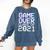 Game Over Class Of 2021 Video Games Graduation Gamer Comfort Colors Sweatshirt Denim