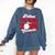 Girlfriend Of a 2025 Graduate Prom Graduation 25 VolleyBall Comfort Colors Sweatshirt Denim