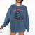 Go Away I´m Introverting Stay Home Socially Awkward Comfort Colors Sweatshirt Denim