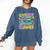 Goodbye 1st Grade To 2nd But First Summer Graduation Comfort Colors Sweatshirt Denim