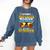 Goodbye 3rd Grade Graduation To 4th Grade First Summer Beach Comfort Colors Sweatshirt Denim