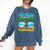 Goodbye 5th Grade Graduation To 6th Grade Hello Summer Kids Comfort Colors Sweatshirt Denim