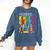 Goodbye Kinder Garten Hello 1st Grade Graduation 2024 Comfort Colors Sweatshirt Denim