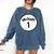 Graduate 1 Graduation Shirt Comfort Colors Sweatshirt Denim