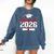 Graduate 2026 For Class Of 2026 Graduation Comfort Colors Sweatshirt Denim