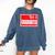 Graduate Class Of 2025 Senior Graduation End Of School Year Comfort Colors Sweatshirt Denim