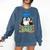 Graduate Penguin Class Of 2025 Kids Graduation Comfort Colors Sweatshirt Denim