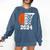 Graduate Senior Class Of 2024 Basketball Player Graduation Comfort Colors Sweatshirt Denim