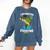 I Graduated Can I Go Fishing Now 2025 Graduation Fisher Comfort Colors Sweatshirt Denim