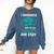 I Graduated Smart Graduation Student College University Comfort Colors Sweatshirt Denim