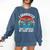 I Graduated Can I Unpause My Game Now Retro Graduation Comfort Colors Sweatshirt Denim