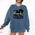 Graduation 2020 A Class With Vision Comfort Colors Sweatshirt Denim